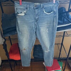 Mudd Light Blue Distressed Skinny Men’s Jeans